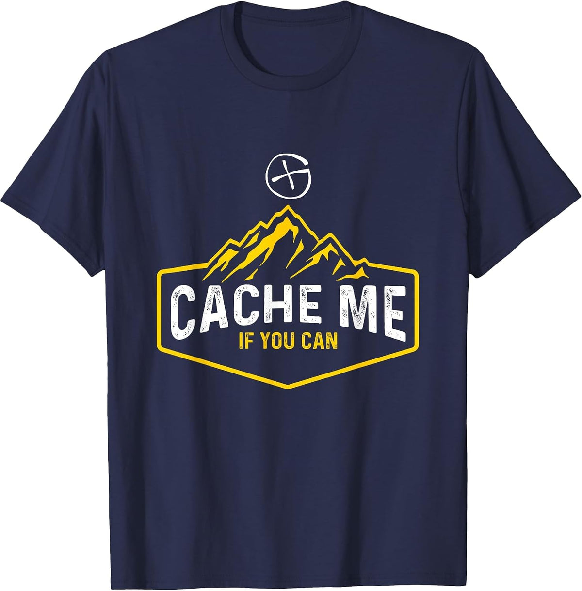 Funny Geocaching | Outdoor Activity | Geocacher T-Shirt - Navy Blue