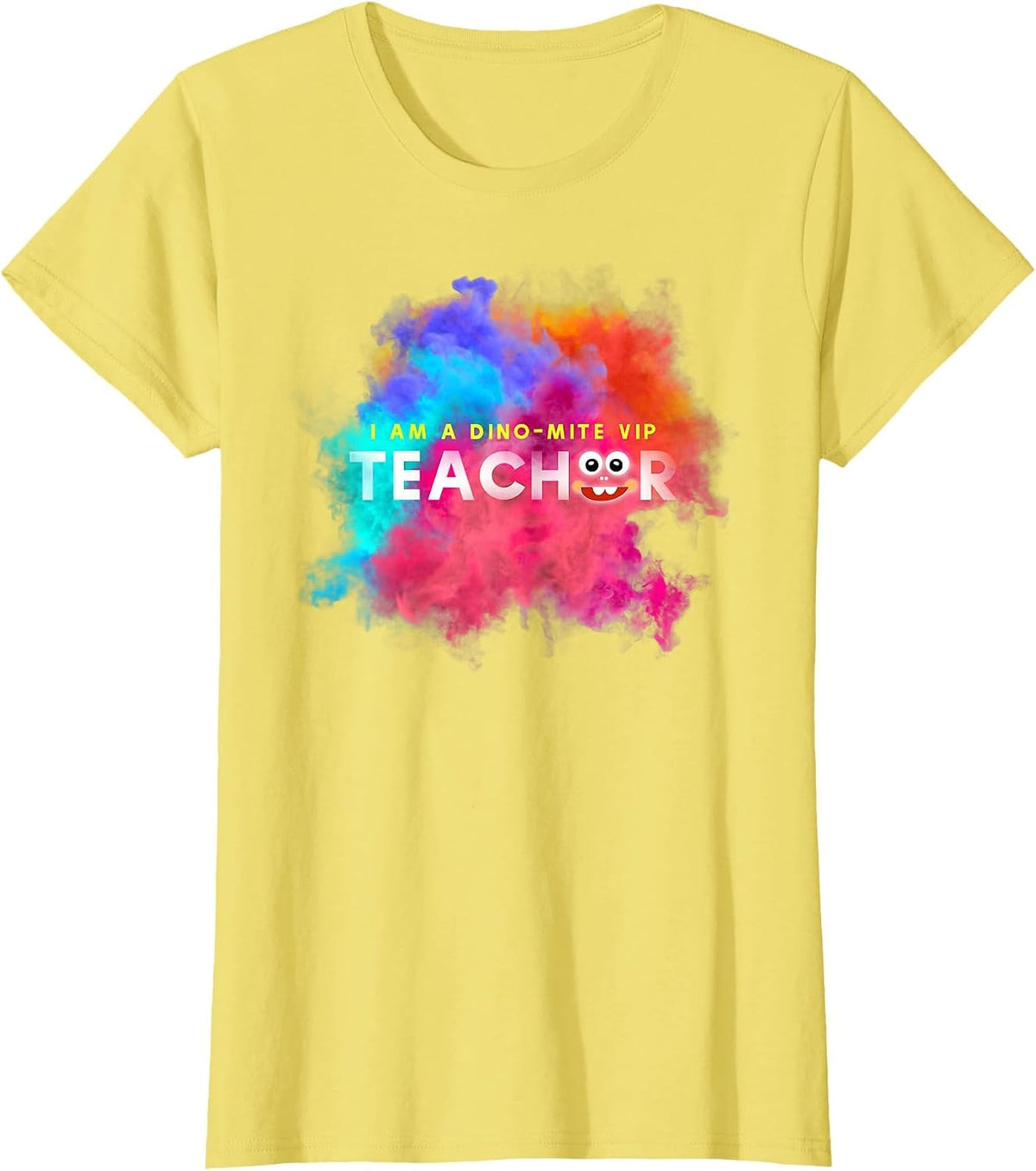 VIPkid Dino Mite Explosion T-Shirt - Lemon Yellow