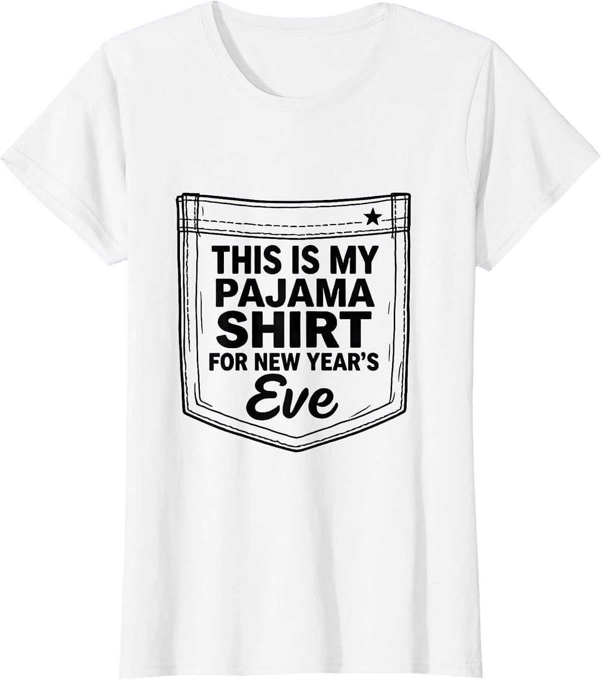 Women's This Is My Pajama Shirt For New Year's Eve Family T-Shirt - White