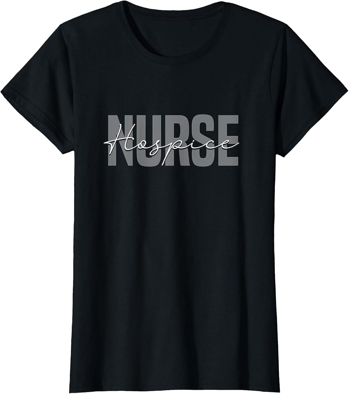 Vintage Hospice Nurse Doctor Graduation Medical Nursing RN T-Shirt - Black