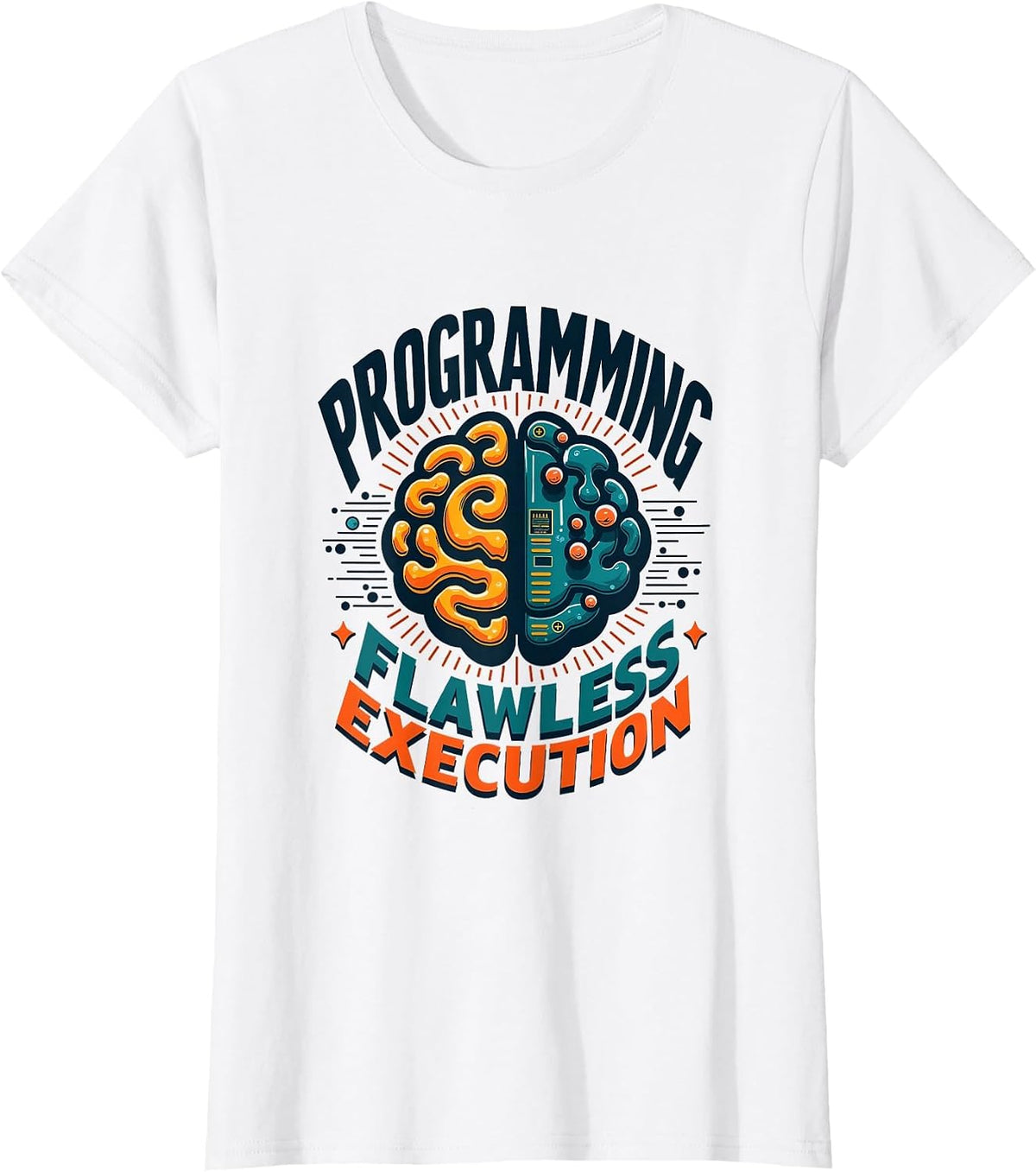 Original Programming Flawless Execution Design T-Shirt - White