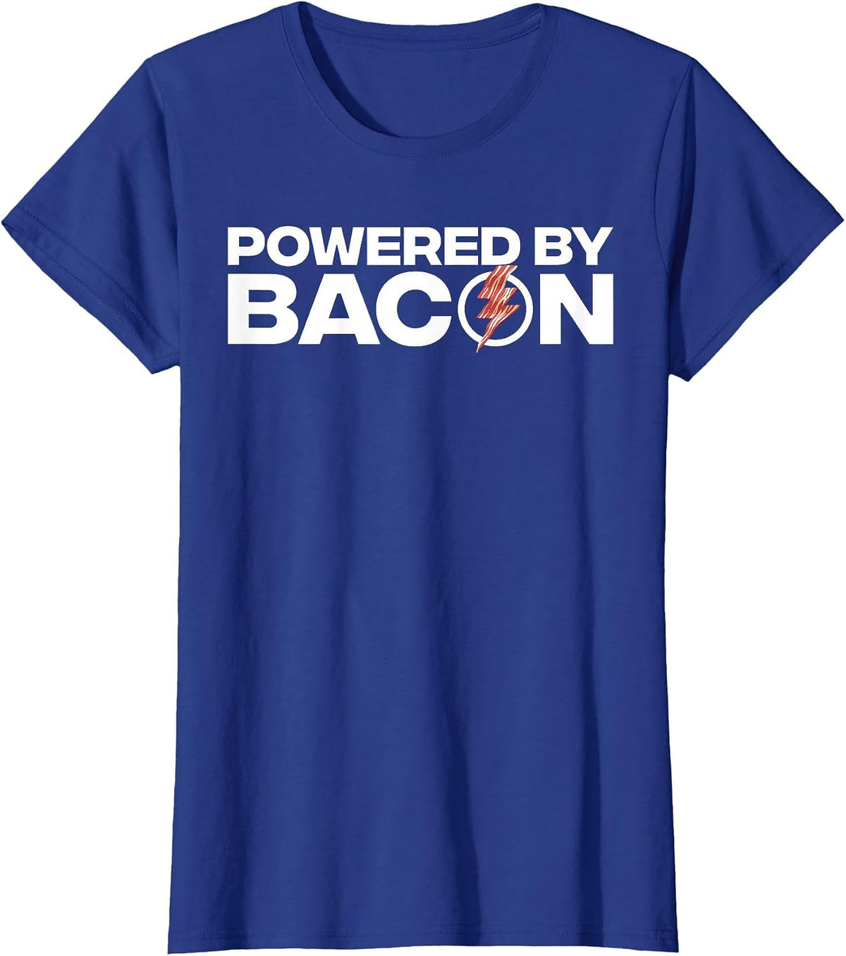 Funny Bacon Design for Men Women Boys Girls Pork Bacon Lover T-Shirt - Royal Blue