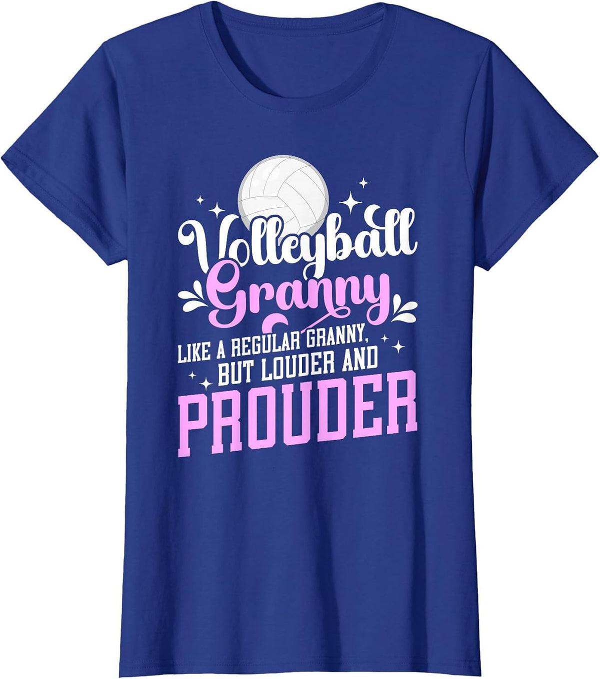 Volleyball Granny of A Volleyball Player Granny Definition T-Shirt - Royal Blue