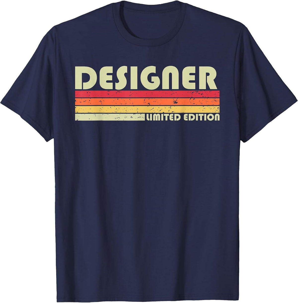 Designer Funny Job Title Profession Birthday Worker Idea T-Shirt - Navy Blue