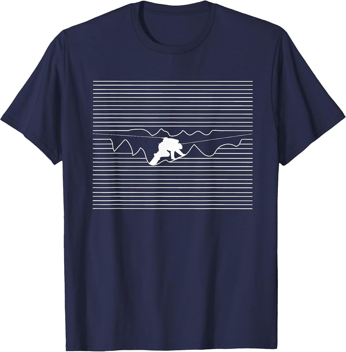 Caving Design for a Cave Explorer T-Shirt - Navy Blue