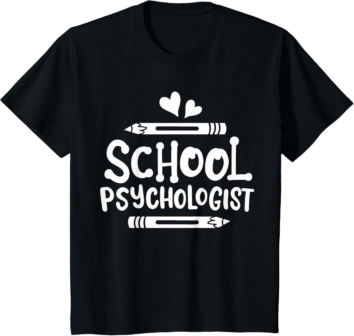 Psychologist School Psychologist Counselor T-Shirt - Black