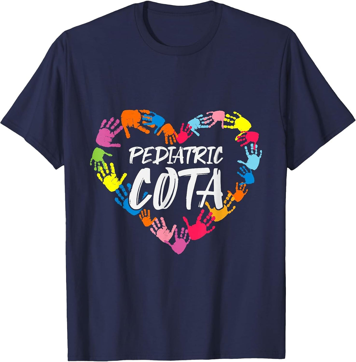 Pediatric COTA Pediatric Occupational Therapy Assistant T-Shirt - Navy Blue