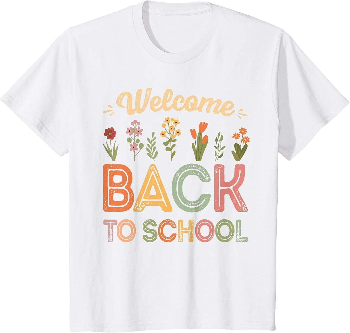 Vintage Welcome Back to School First Day of School Teacher T-Shirt - White