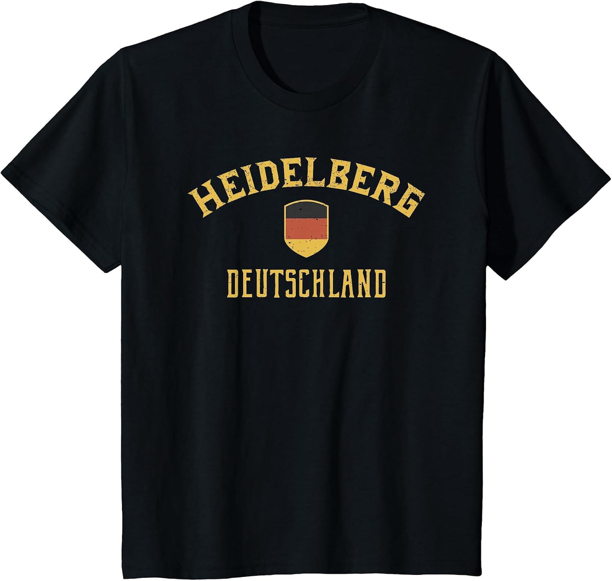 Heidelberg Germany T-Shirt - Heidelberg Deutschland Tee T-Shirt - Black