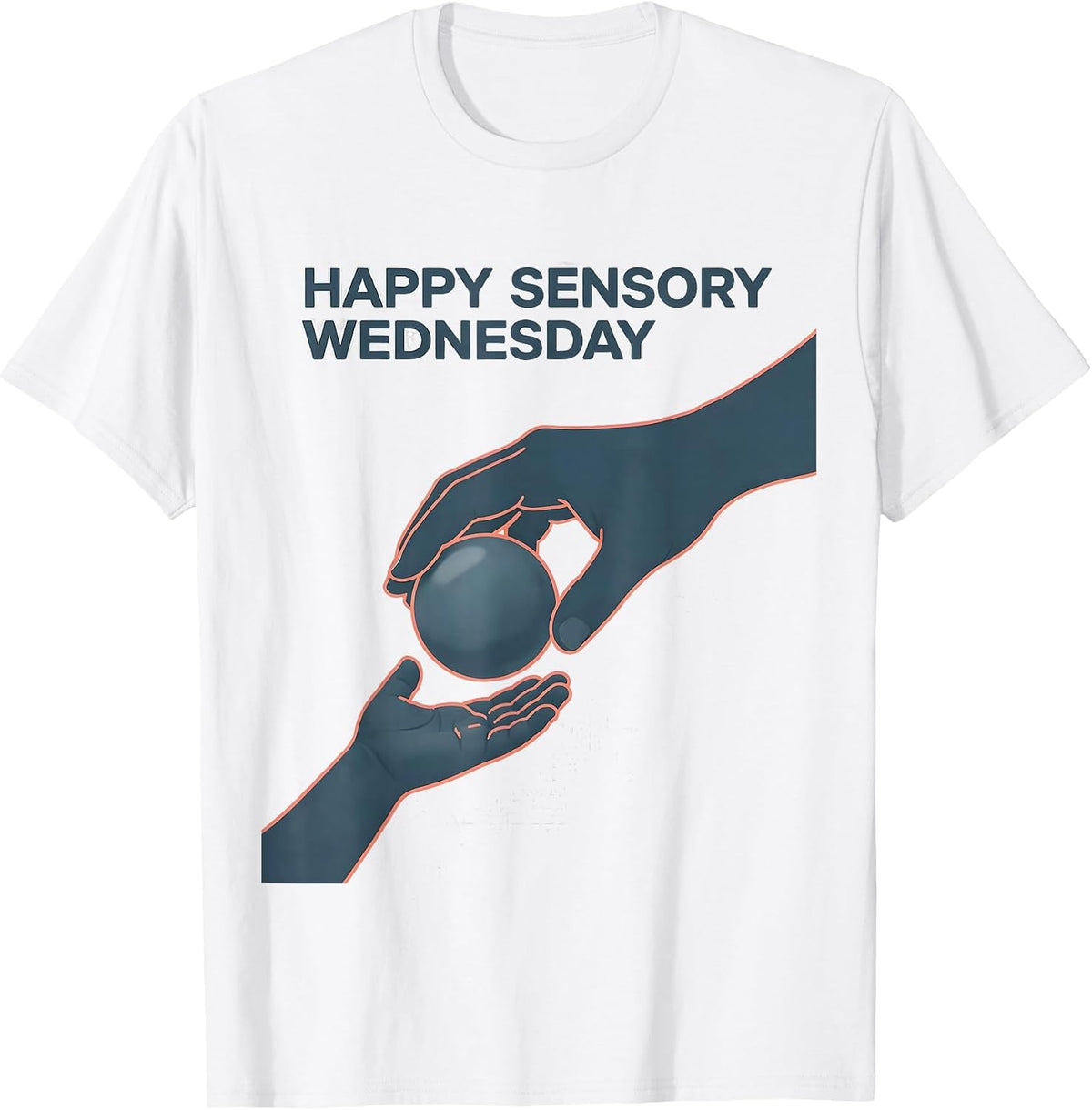 Men's Happy Sensory Wednesday Occupational Therapy OT Assistant T-Shirt - White