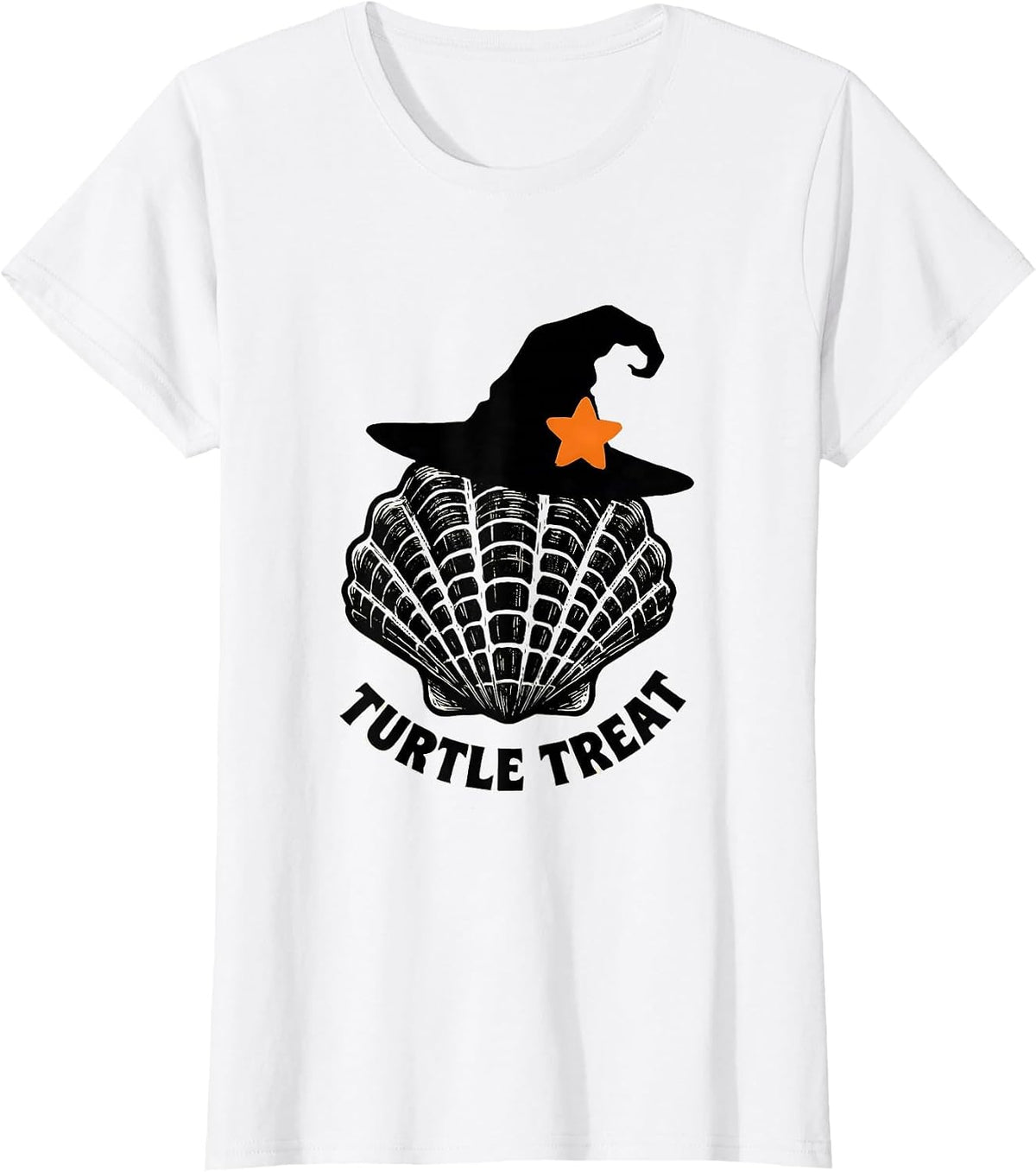 Turtle Treat Whimsical Halloween Turtle Costume Novelty T-Shirt - White
