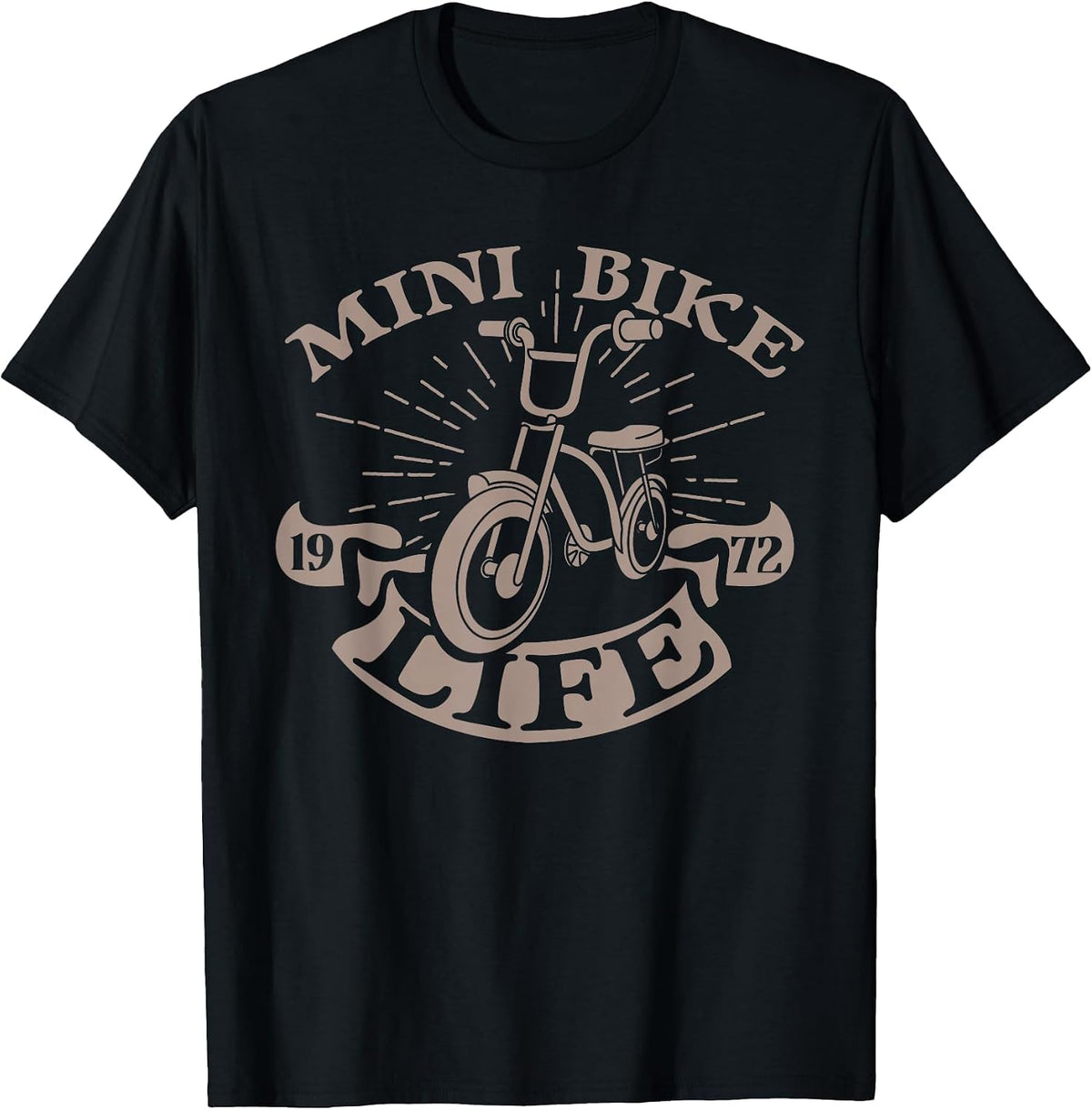 Minibike Mini Motorbike Funny Pocket Bike T-Shirt - Black