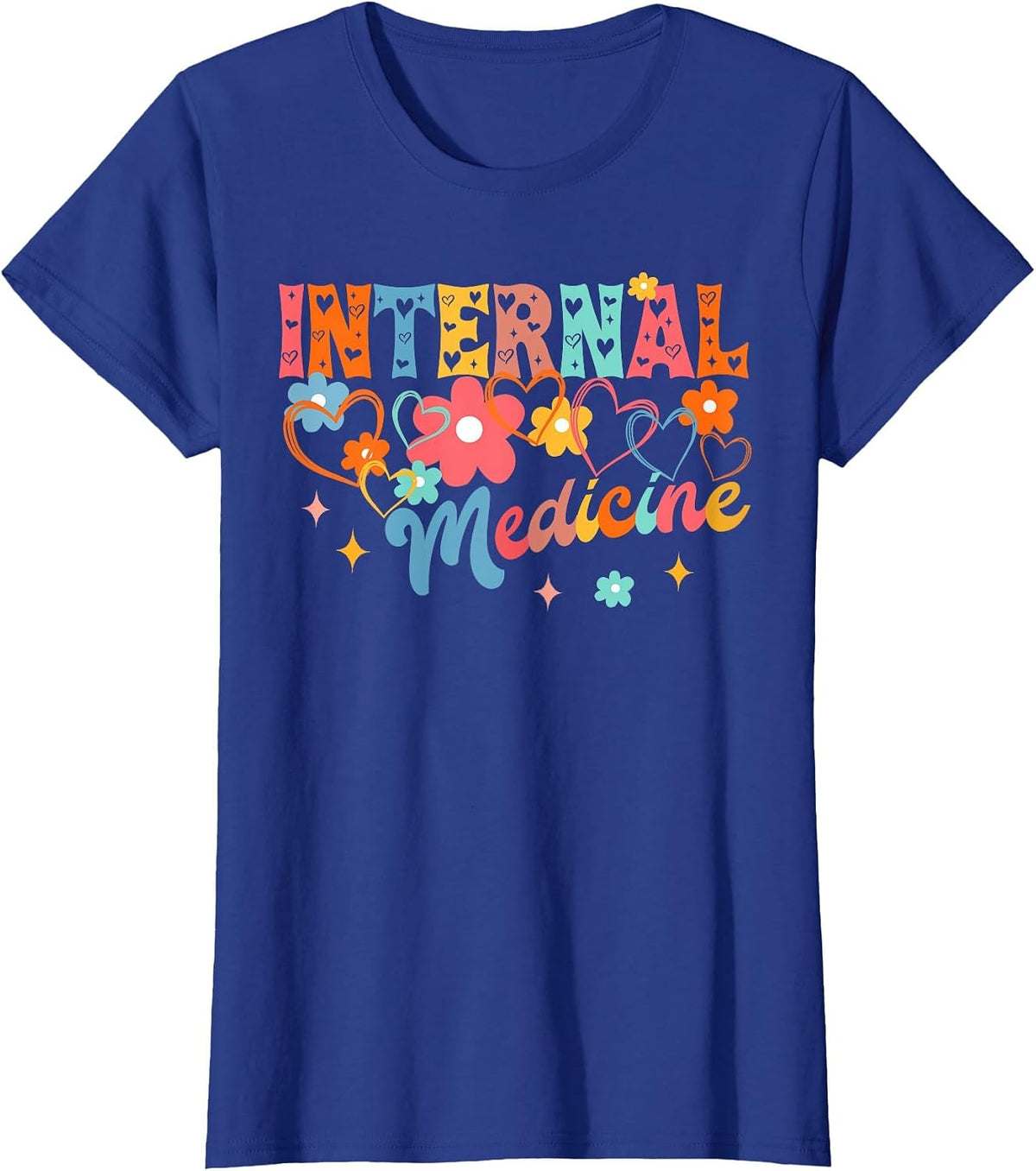 Medical Student Doctor Medicine Doctor Internal Medicine T-Shirt - Royal Blue