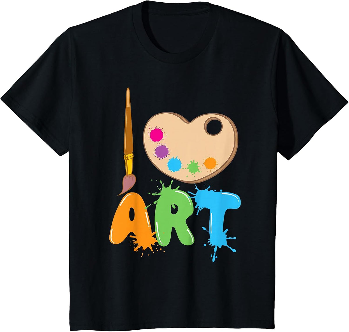 Cool Painting Art for Men Women Draw Pencil Drawing Teacher T-Shirt - Black