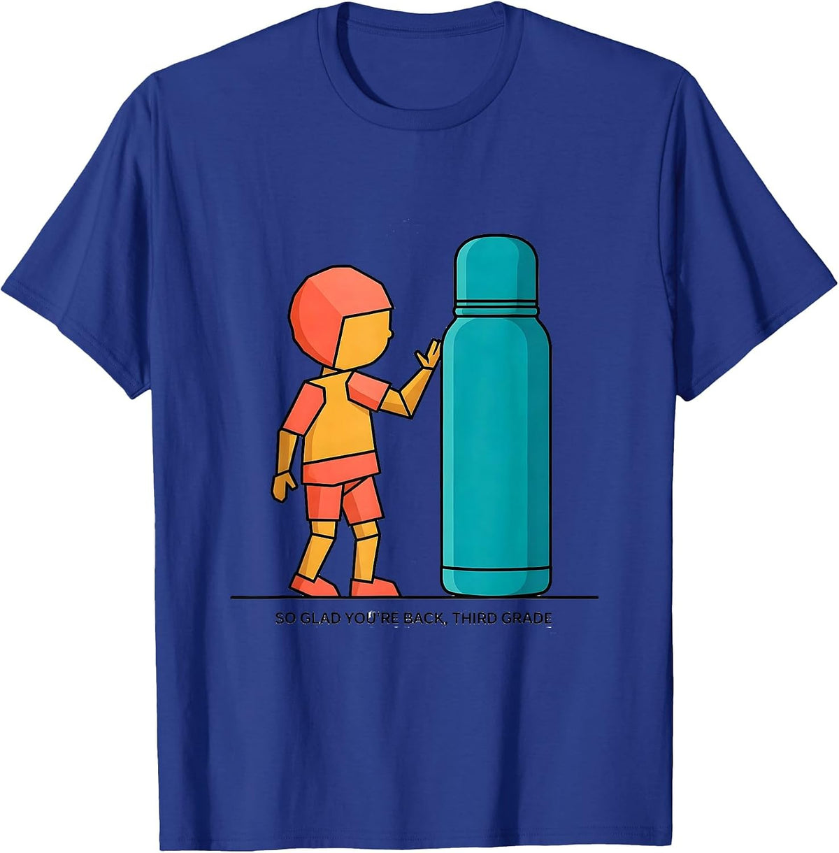 Men's So Glad You're Back Third Grade Back To School First Day T-Shirt - Royal Blue