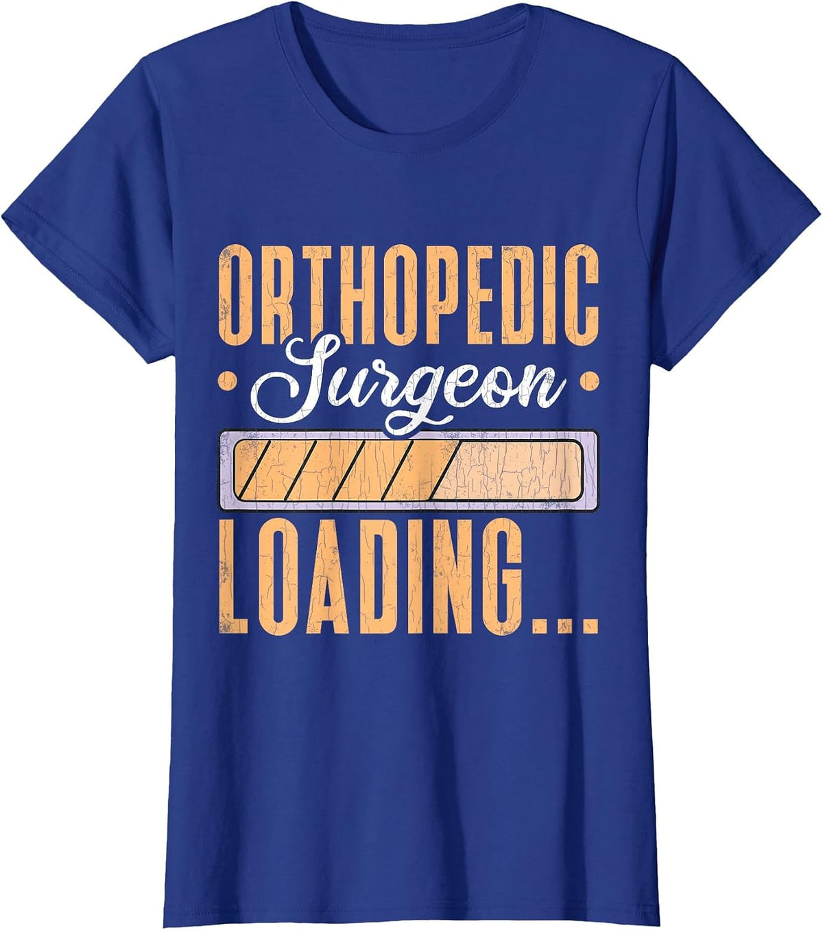 Orthopedic Surgeon Loading Funny Orthopedist Doctor Graphic T-Shirt - Royal Blue