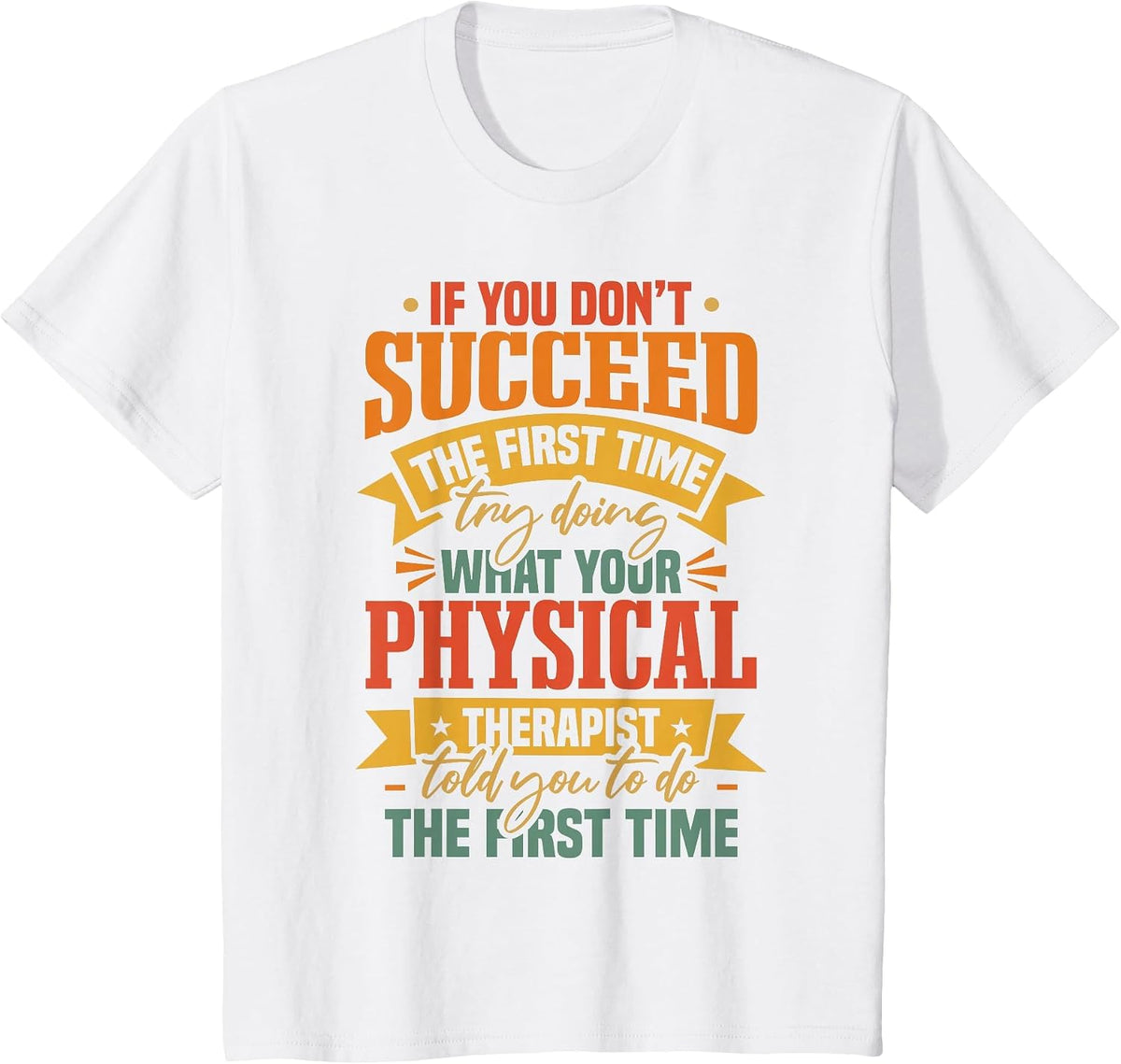 Retro Physical Therapist Physical Therapy T-Shirt - White