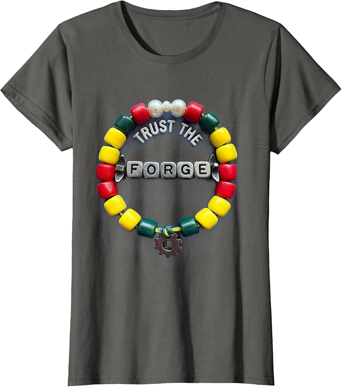 Women's Trust the Forge Valley Forge Automotive Design T-Shirt - Asphalt Grey