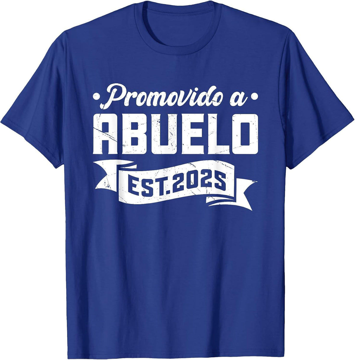 Promovido a Abuela 2025, Spanish Grandma Promoted to Abuela T-Shirt - Royal Blue