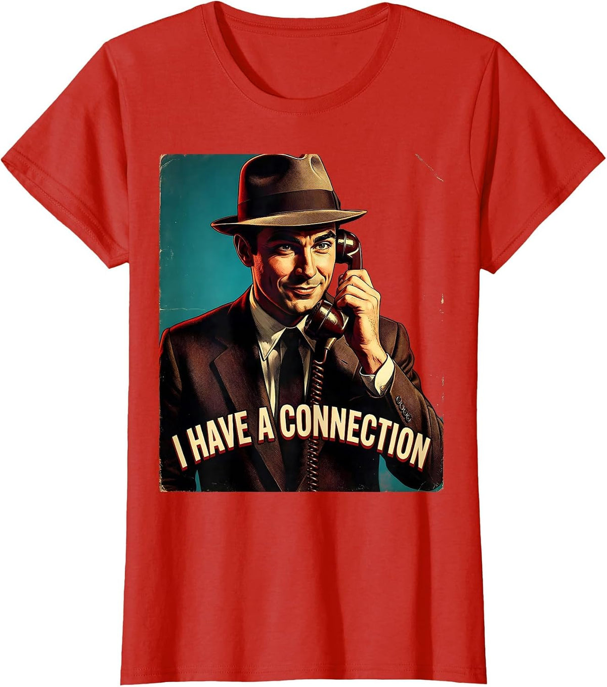 Women's I Cant But I Know A Guy Connection Graphic T-Shirt - Red