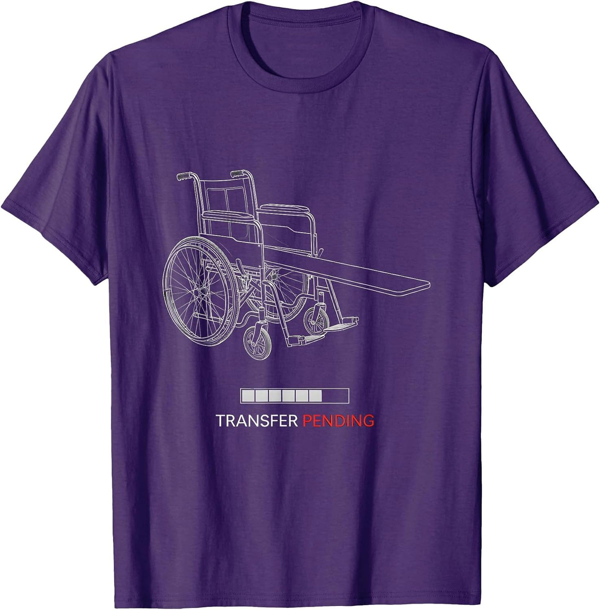 Transfer Pending Funny Physical Therapy PT OT Gift T-Shirt - Purple