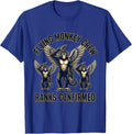 Flying Monkey Crew Ranks Confirmed Funny Monkey Meme Humor T-Shirt - Royal Blue