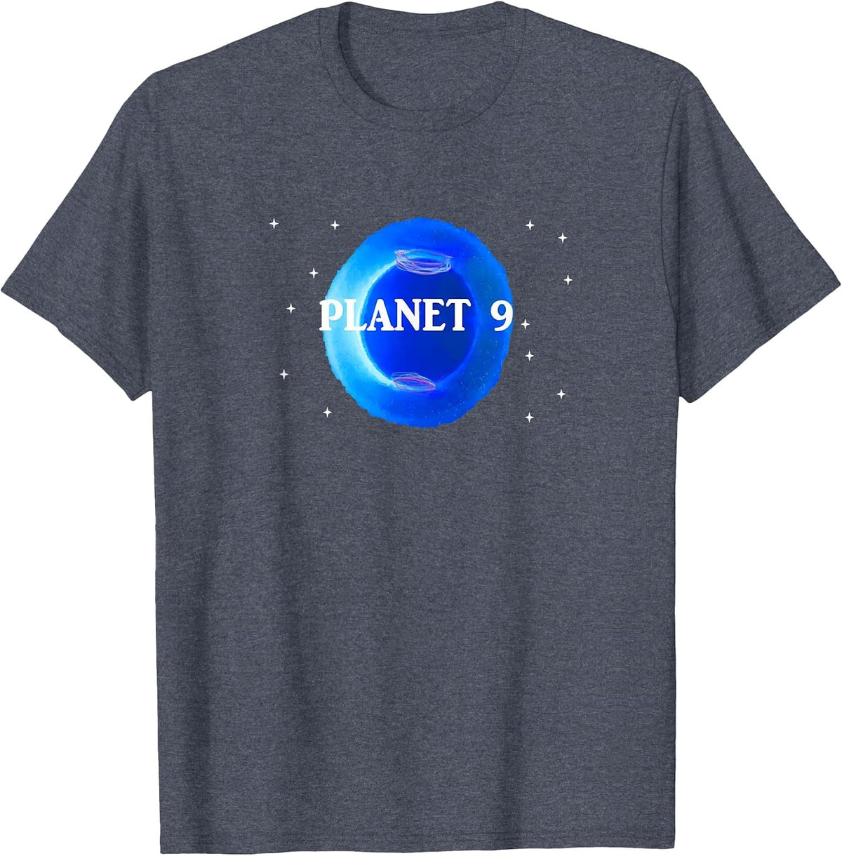 Planet 9 Space & Astronomy T-Shirt - Heather Blue
