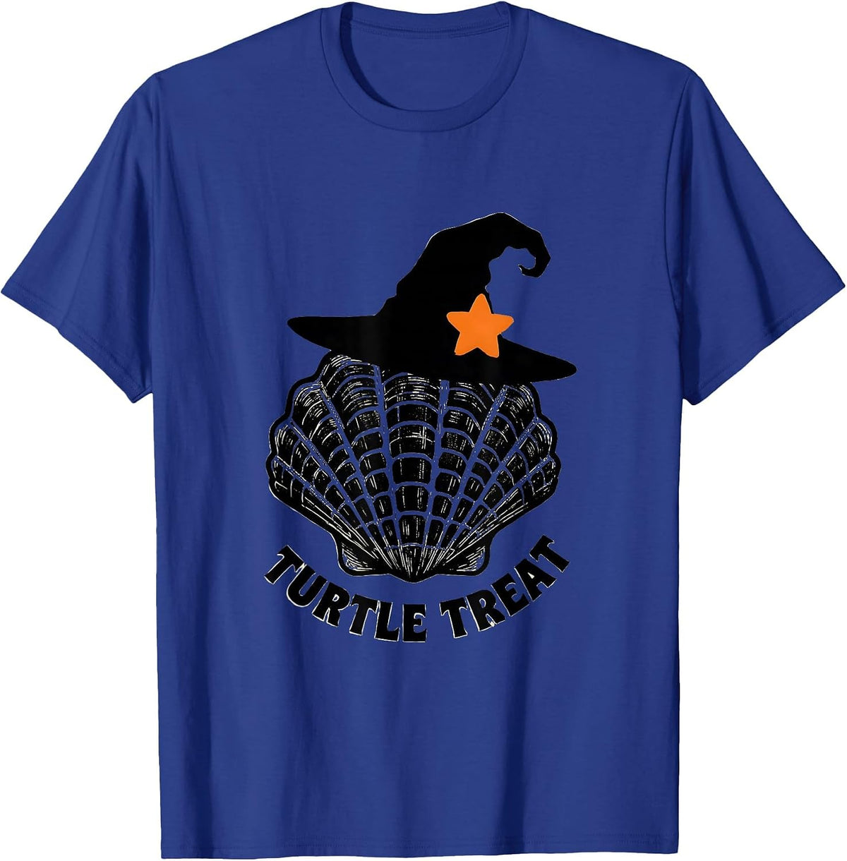 Turtle Treat Whimsical Halloween Turtle Costume Novelty T-Shirt - Royal Blue