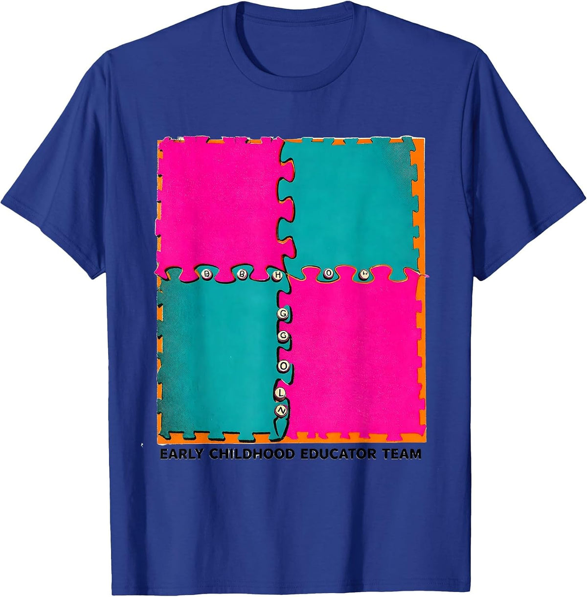 Early Childhood Educator Team Head Start Preschool Teacher T-Shirt - Royal Blue