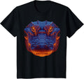 Crocodile Alligator Gator Face T-Shirt - Black