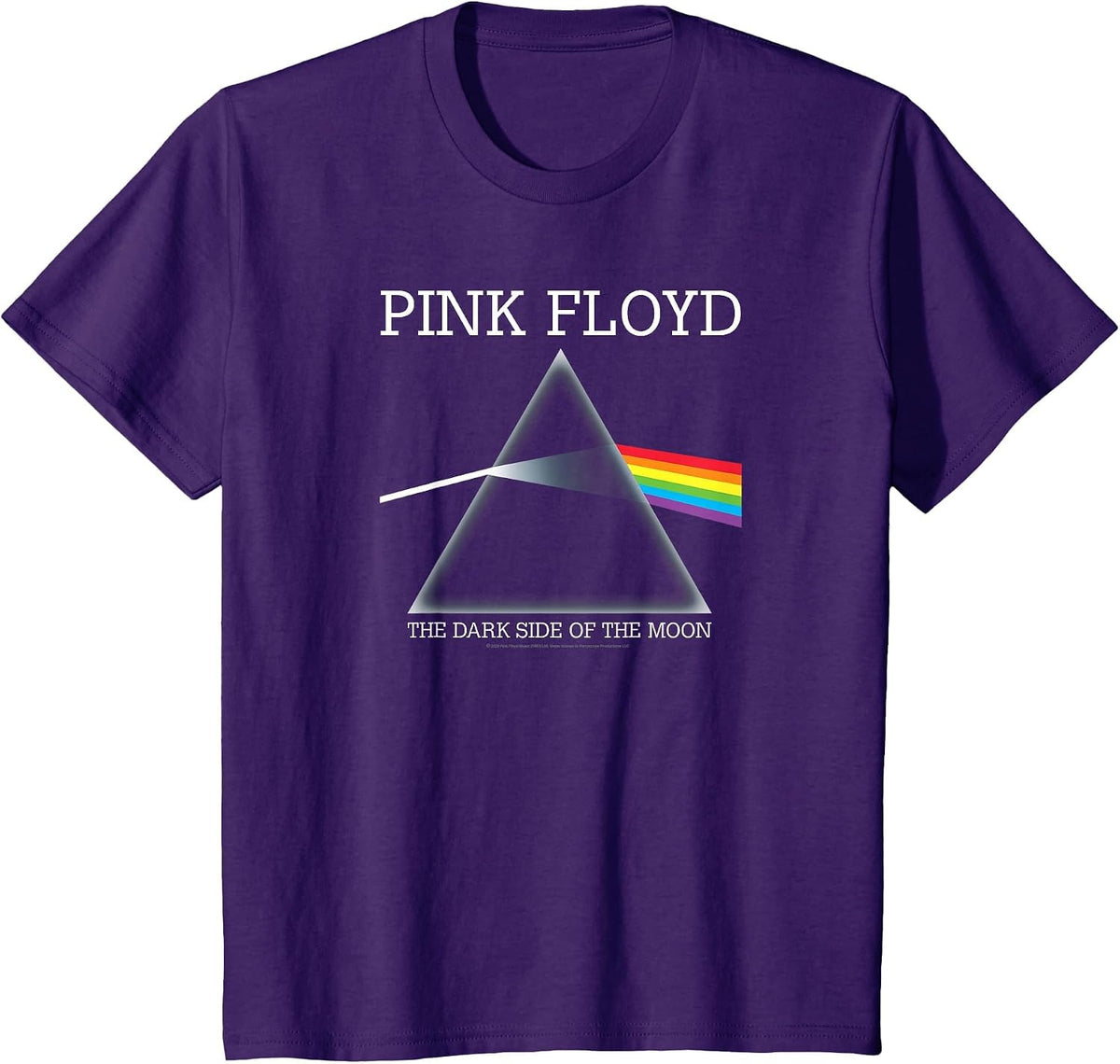 Pink Floyd The Dark Side of The Moon T-Shirt - Purple