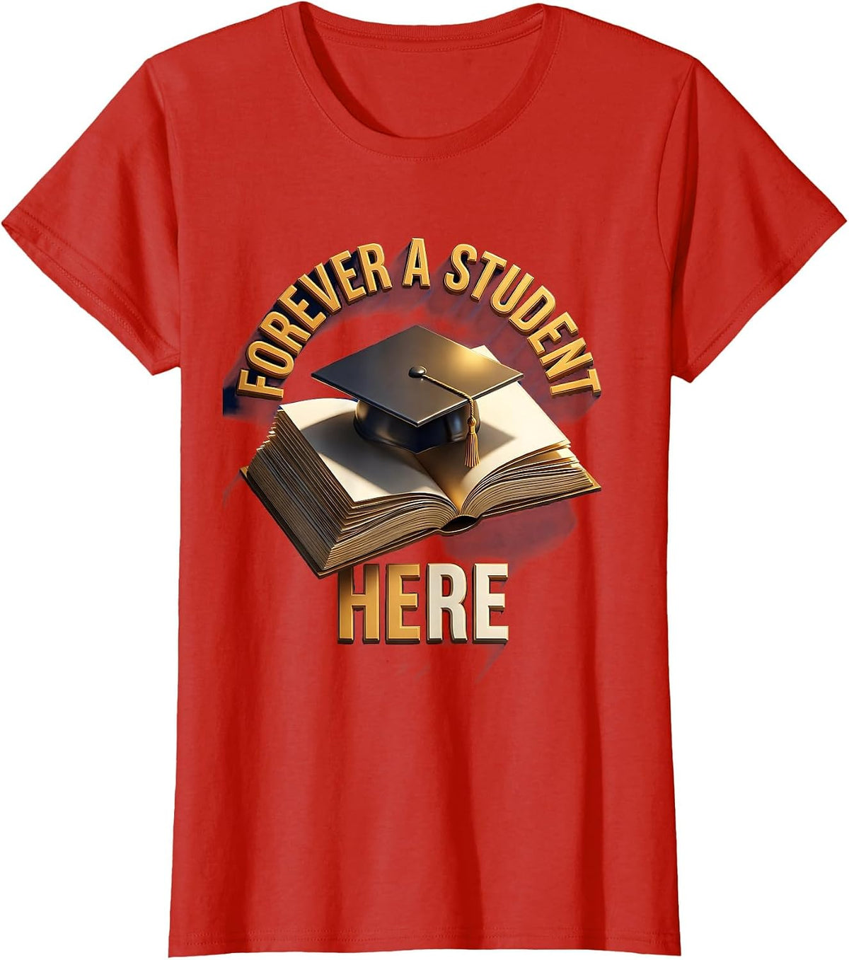 It's a Beautiful Day for Learning Student Design T-Shirt - Red