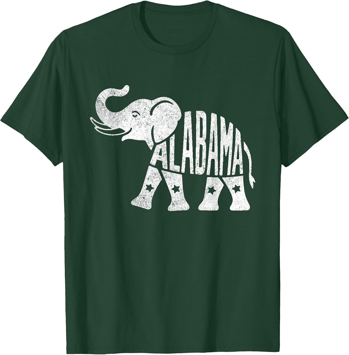 Alabama Retro Vintage T-Shirt - Dark Green