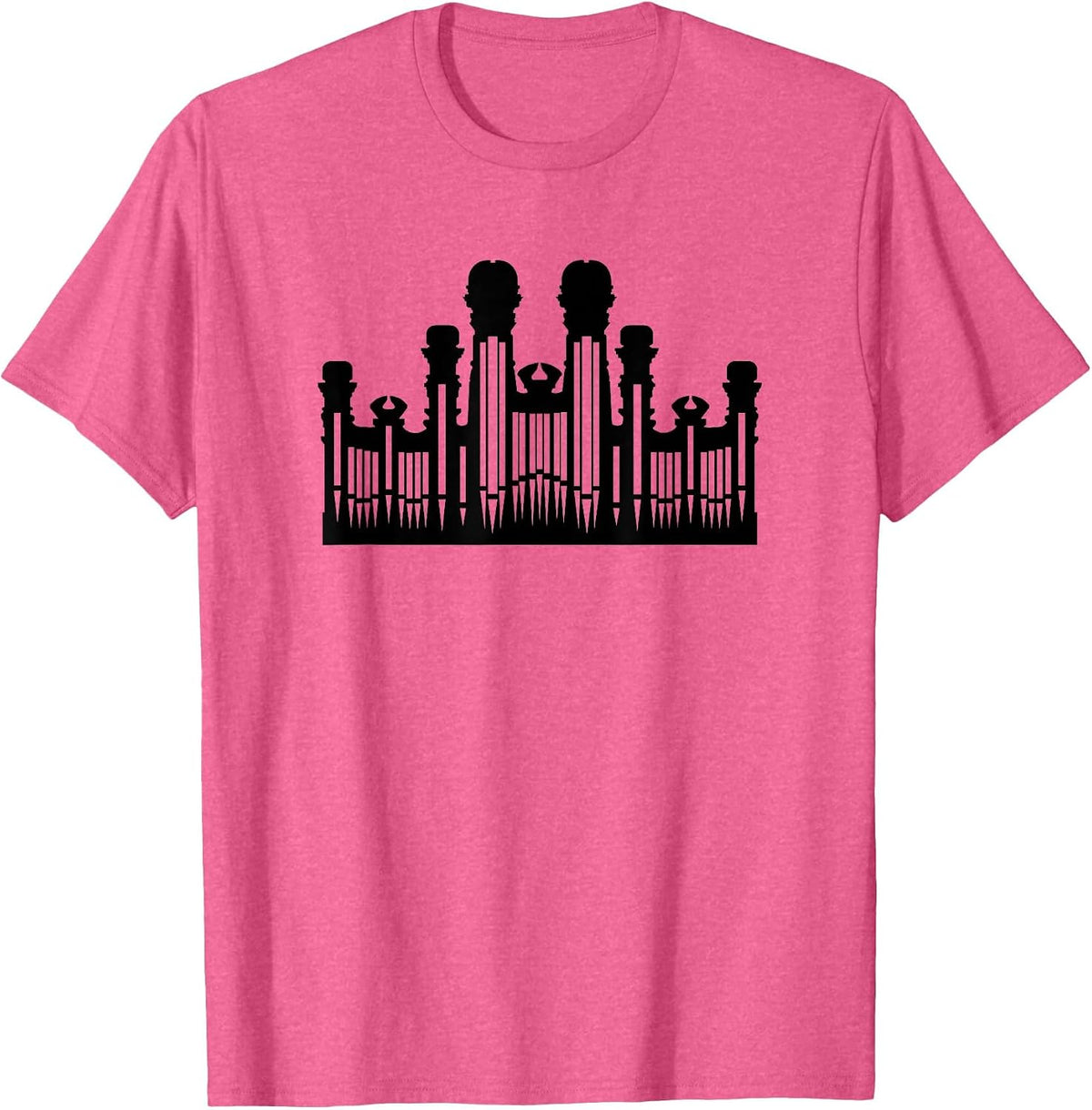LDS Mormon Hymnal Tabernacle Organ Costume Hymns T-Shirt - Pink Heather