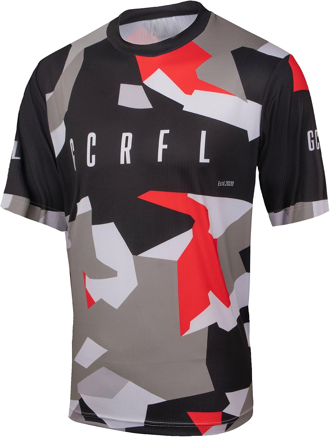 GCRFL Mens Cycling Jersey Shirt Short/Long Sleeves Downhill, Off-Road, MTB Jersey Racing Riding Mountain Bike Motocross