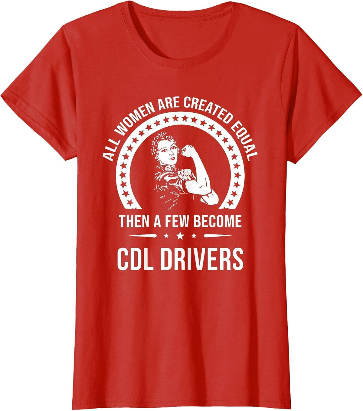 Cdl Driver Shirts for Women | Cdl Driver T-Shirt - Red