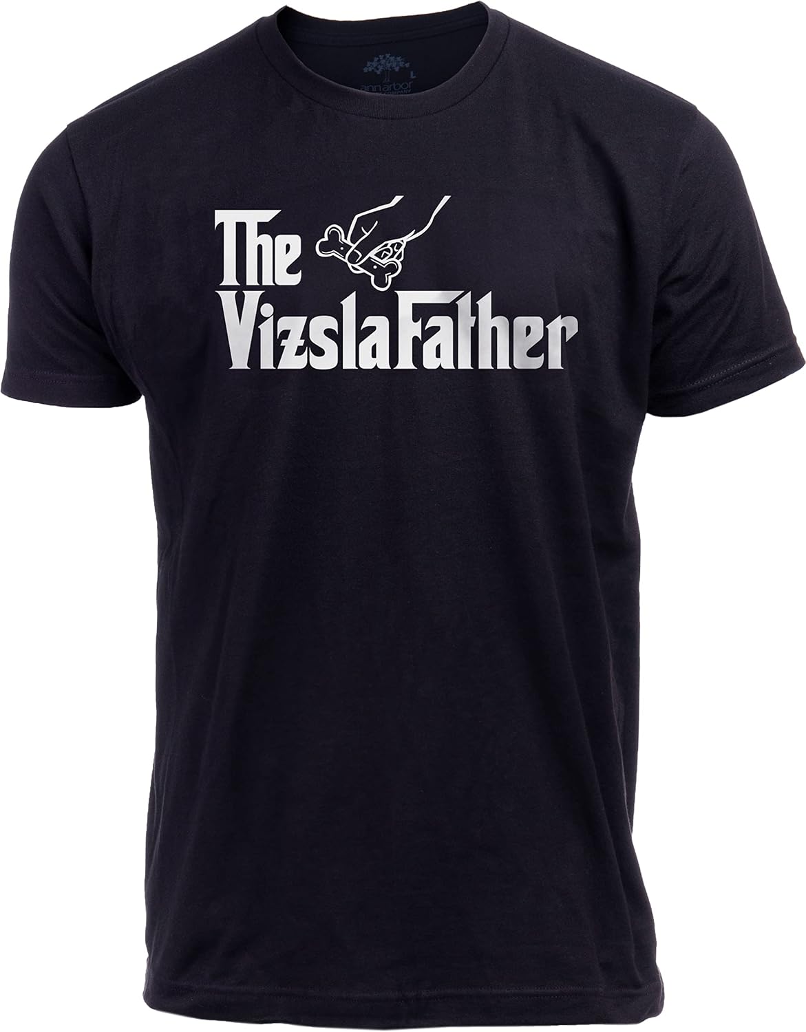 The Dogfather - Dog Father Dad Owner Funny Cute Pup Doggo Tee Fun Pet Humor Daddy T-Shirt for Men - Vizsla