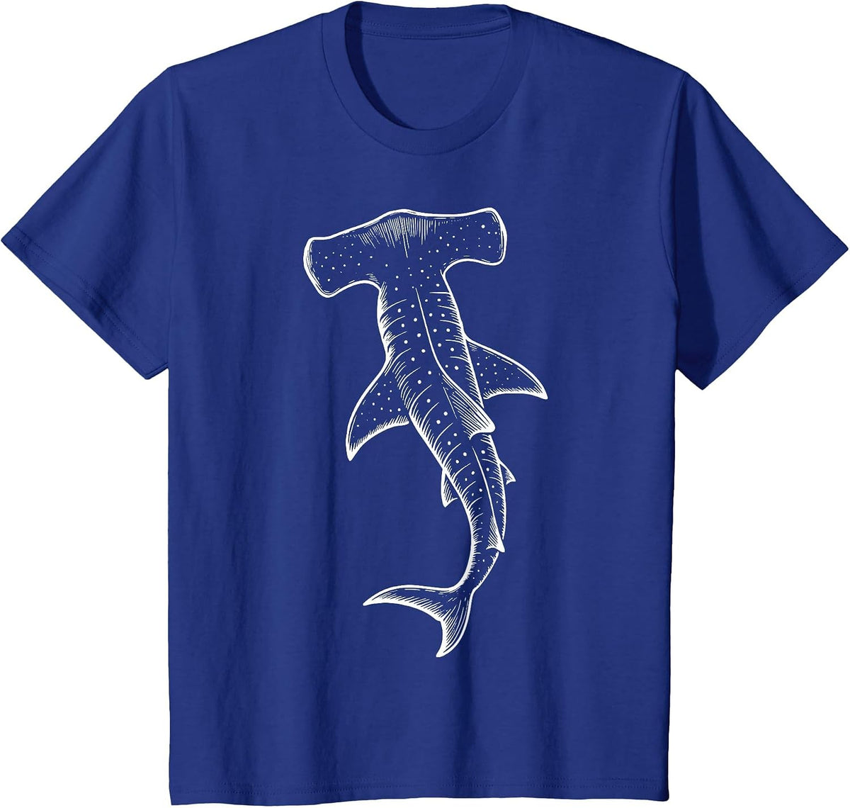 Hammerhead Shark T-Shirt - Royal Blue