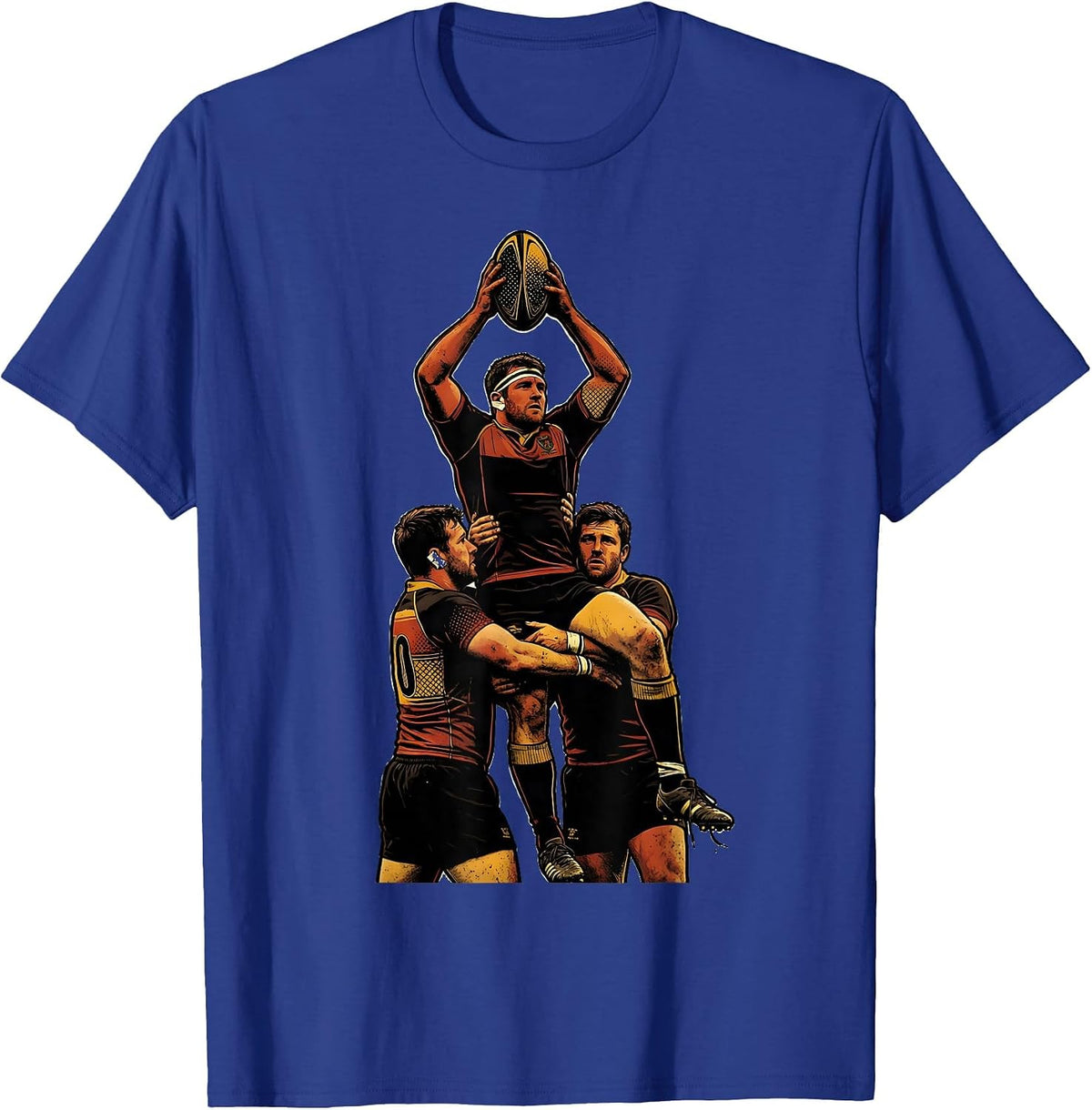 Compact Lift Rugby Player Joke Gift for Fans T-Shirt - Royal Blue
