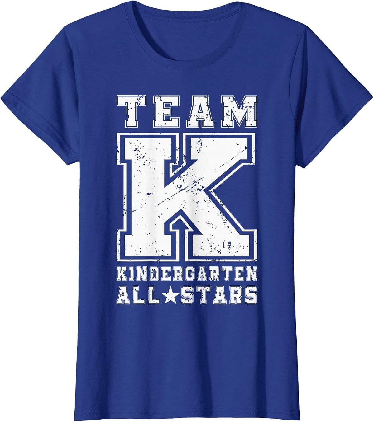 Team K Kindergarten All Stars Tee Teacher Boys Girls Sports T-Shirt - Royal Blue