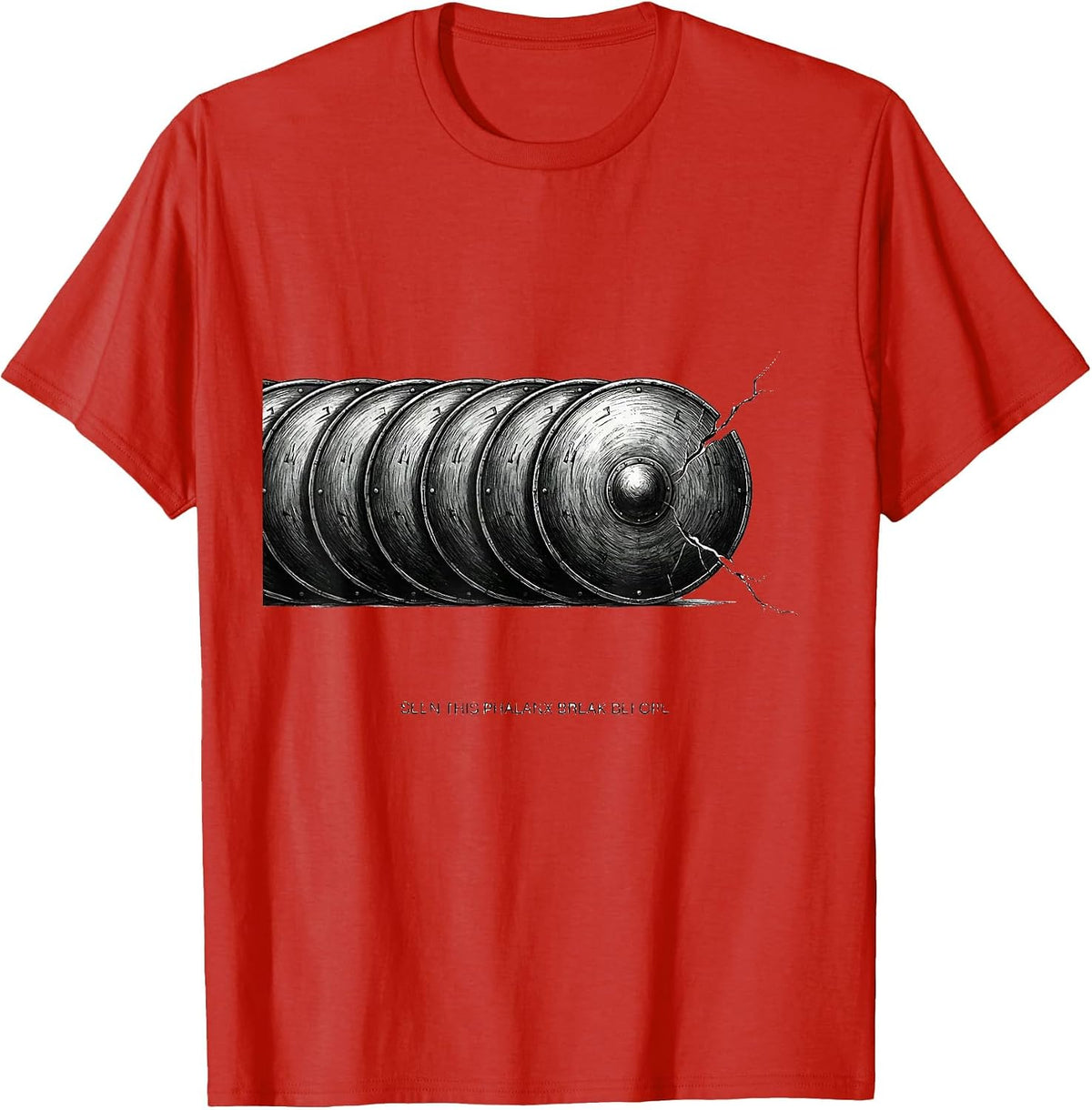 Men's Seen This Phalanx Break Before Funny History Buff Sarcastic T-Shirt - Red