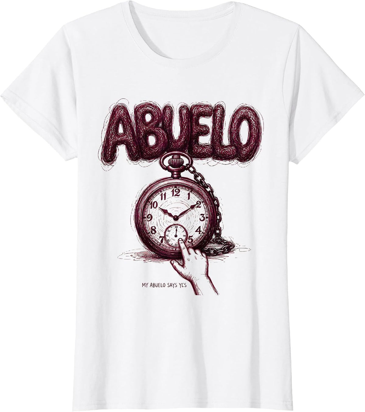My Abuelo Says Yes Funny Grandparent Day Gift T-Shirt - White