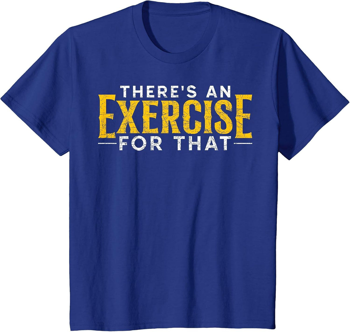 Funny Therapist Gives an Exercise for Physical Therapy T-Shirt - Royal Blue