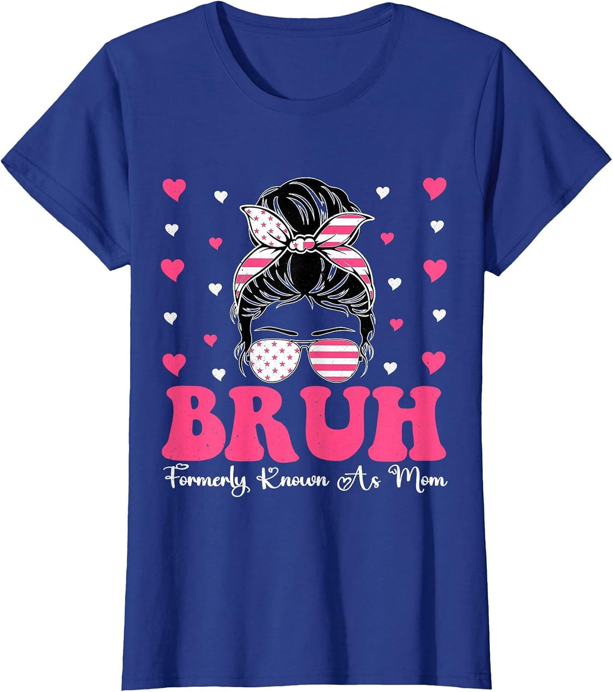 Bruh Formerly Known As Mom Funny Mother's Day T-Shirt - Royal Blue