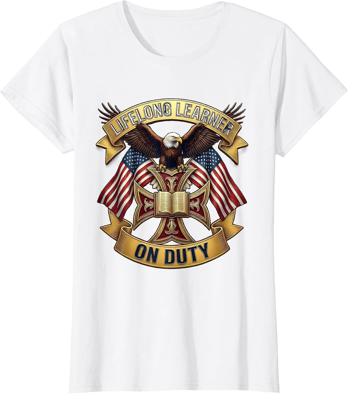 Beautiful Day for Learning Lifelong Learner Design T-Shirt - White