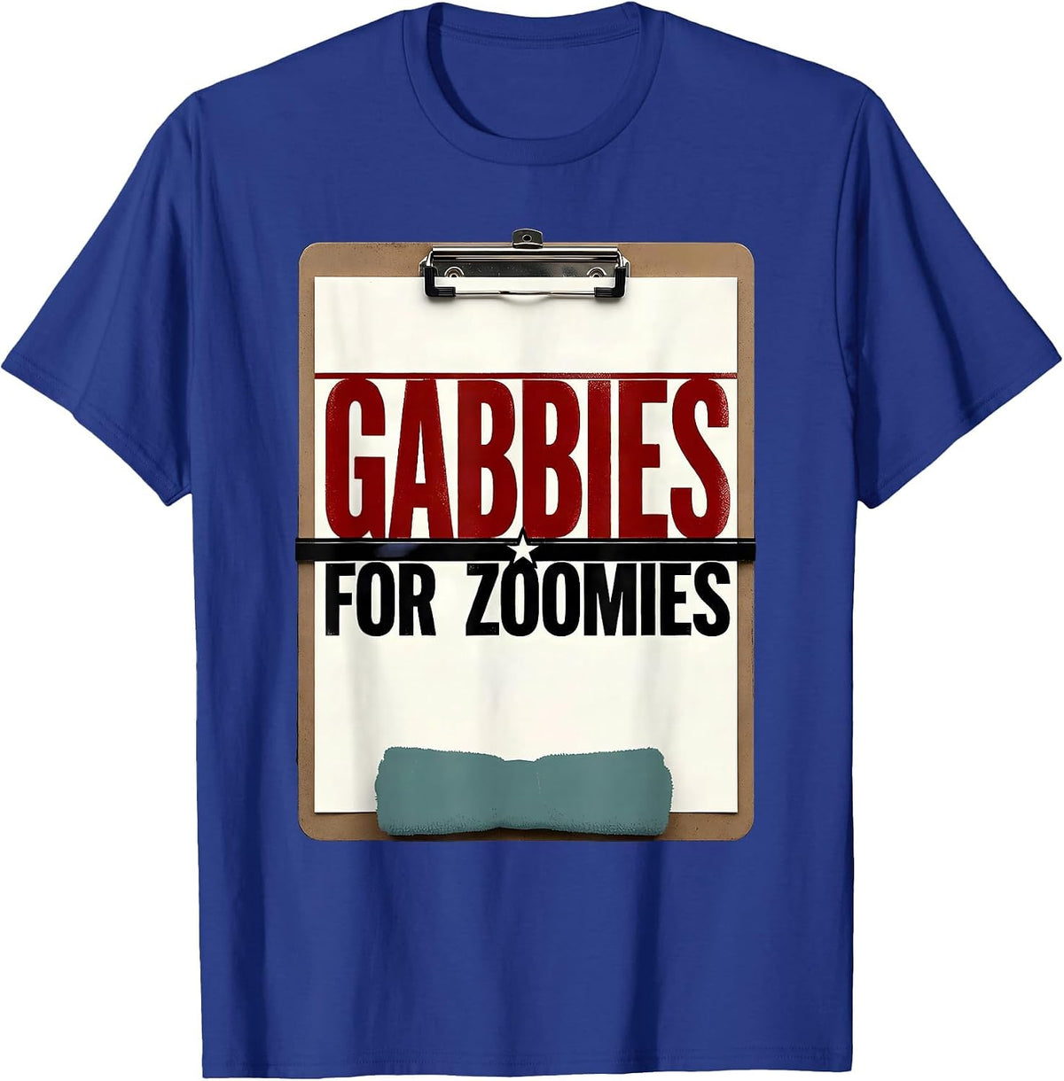 Gabbies For Zoomies Funny Vet Tech Veterinary Technician T-Shirt - Royal Blue
