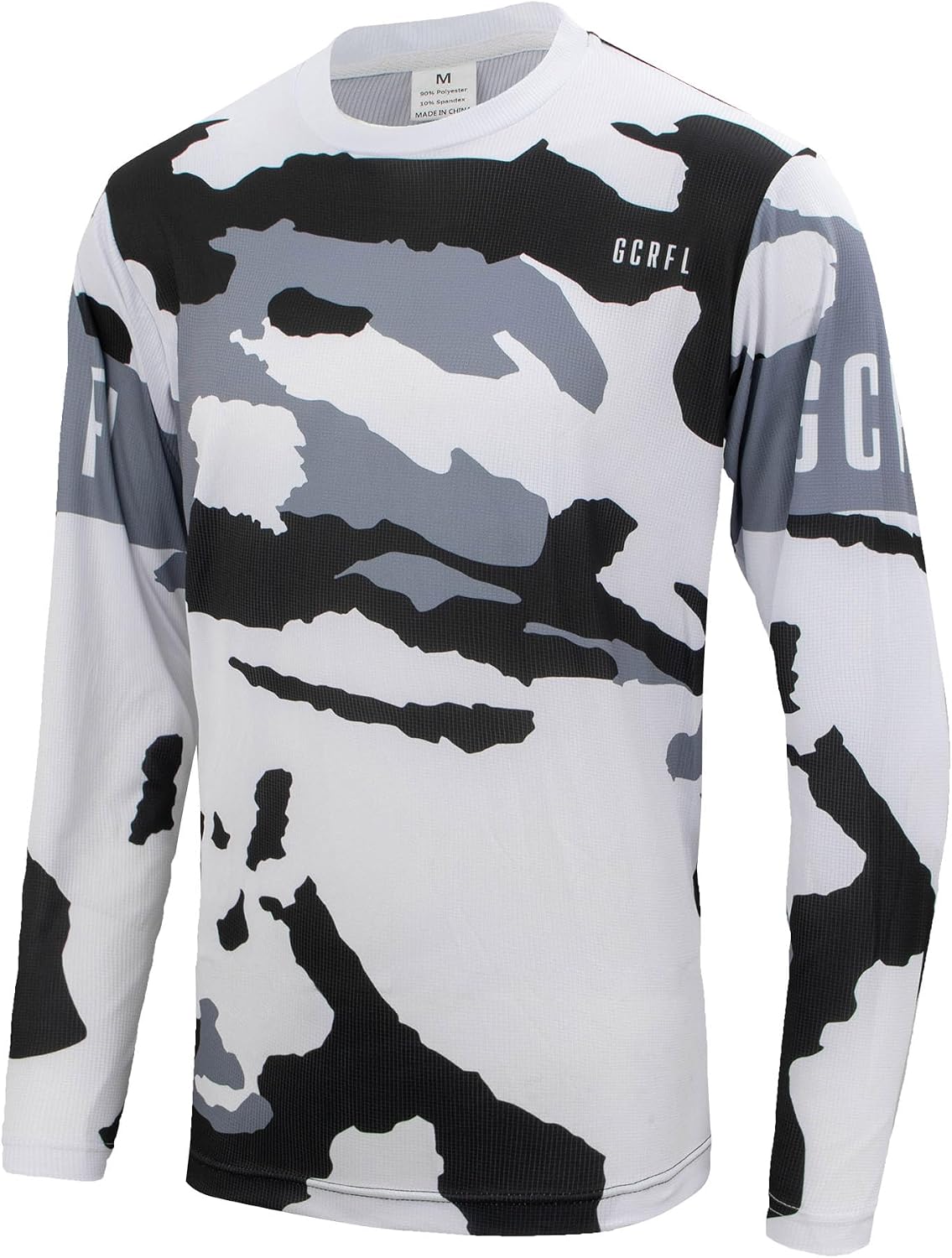 GCRFL Mens Cycling Jersey Shirt Short/Long Sleeves Downhill, Off-Road, MTB Jersey Racing Riding Mountain Bike Motocross