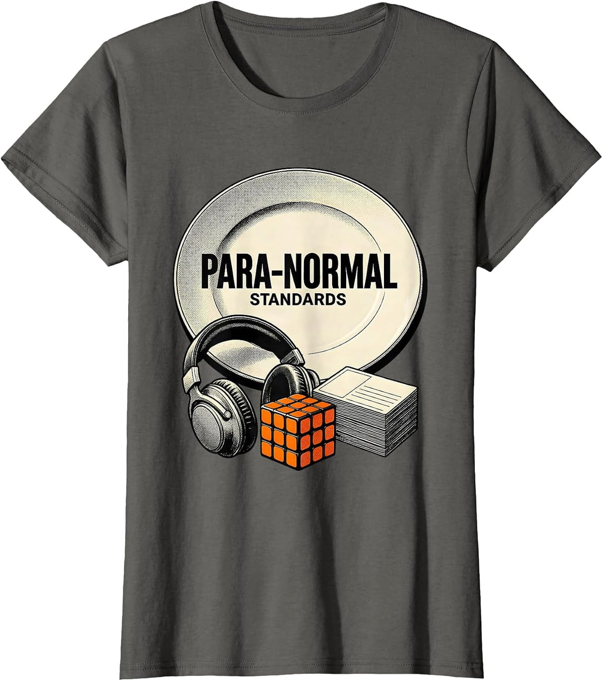 Women's Para-Normal Standards Funny Paraprofessional Goose SPED T-Shirt - Asphalt Grey