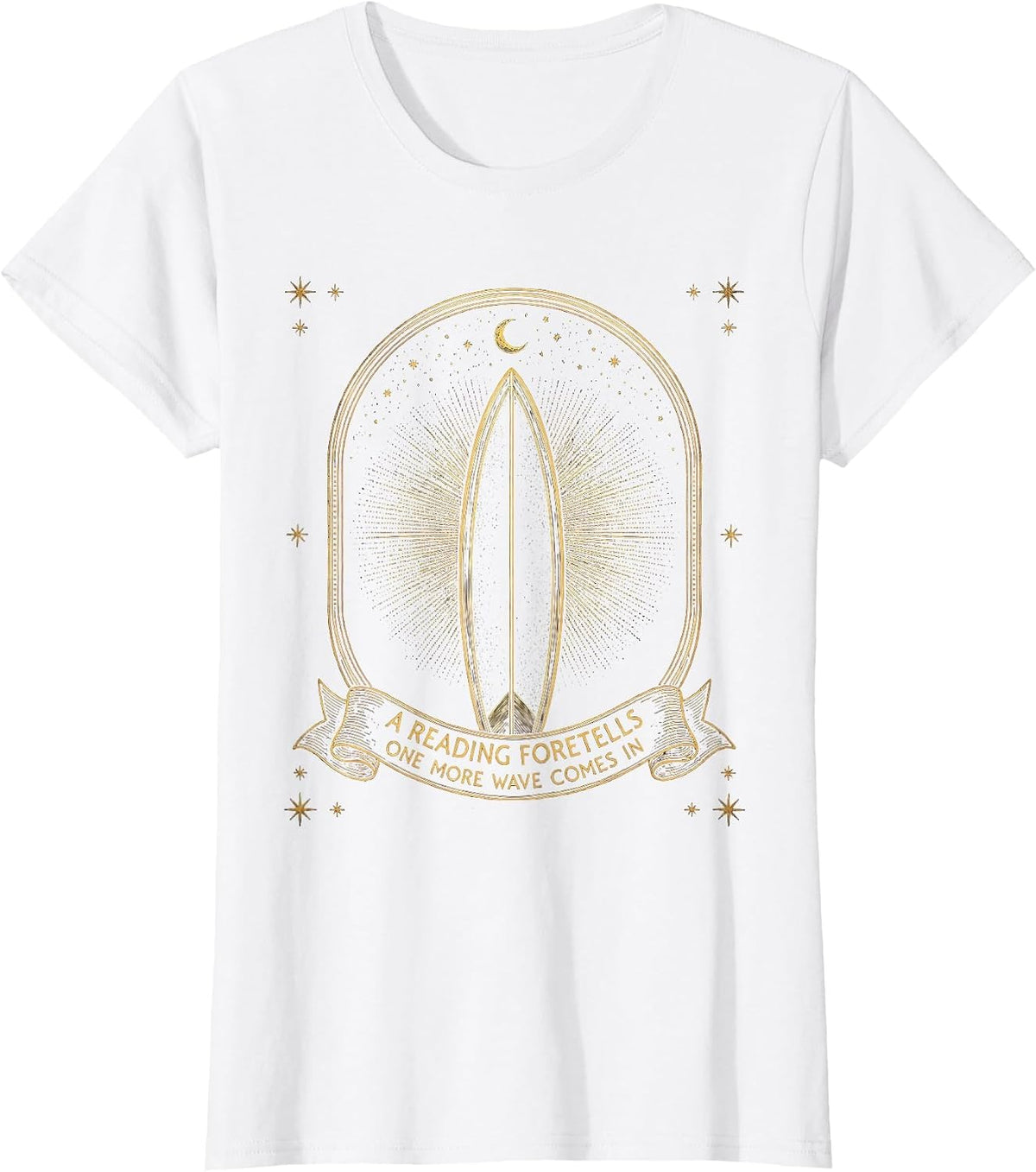 A Reading Foretells: One More Wave Comes In Mystic T-Shirt - White