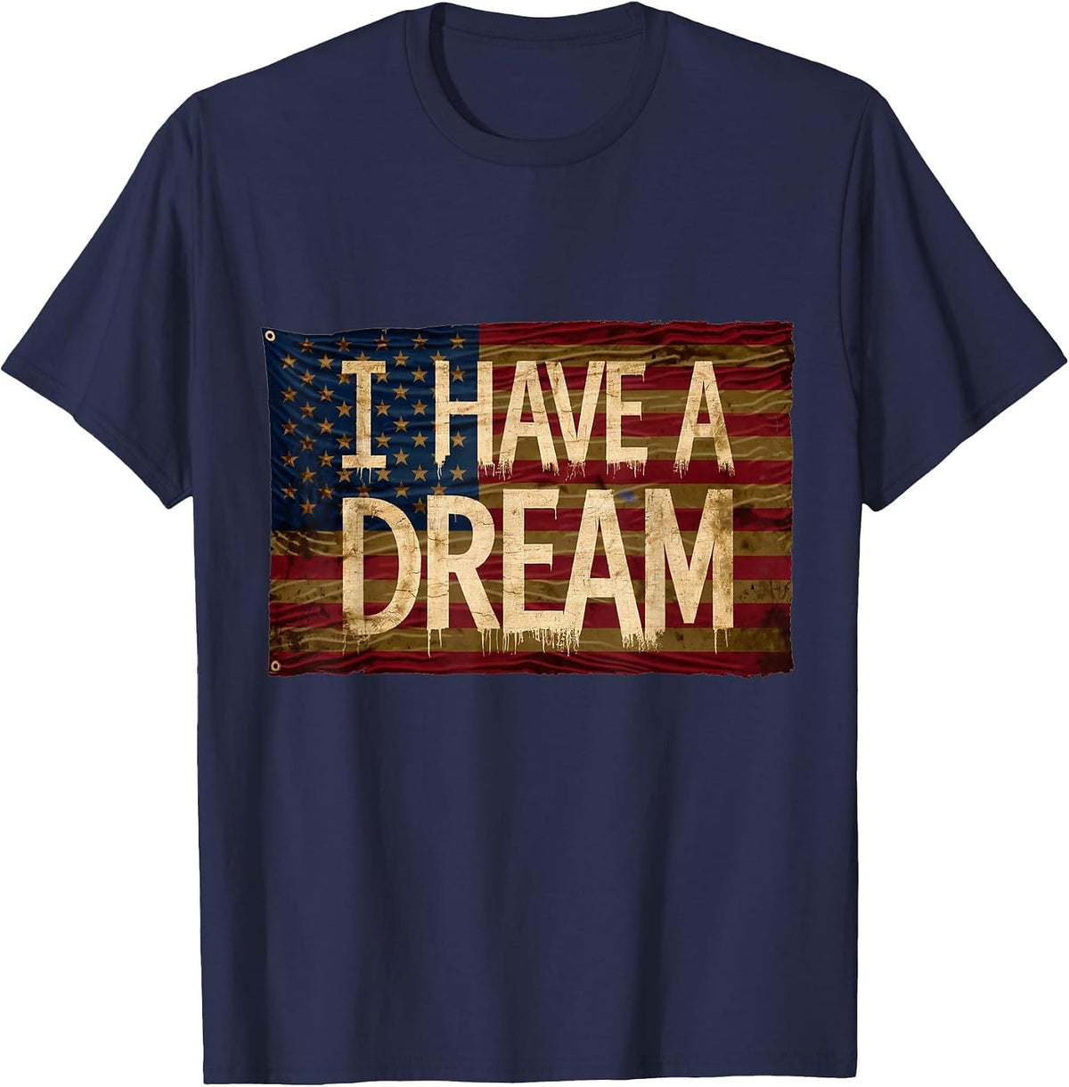 I Have A Dream Martin Luther King Jr Day T-Shirt - Navy Blue